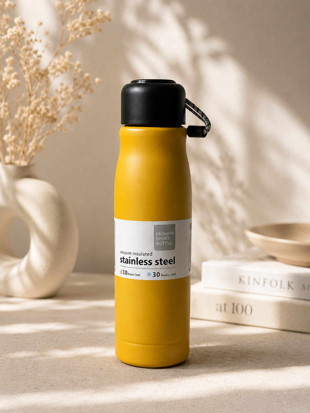 Hot & Cold Water Bottle [Stainless Steel]