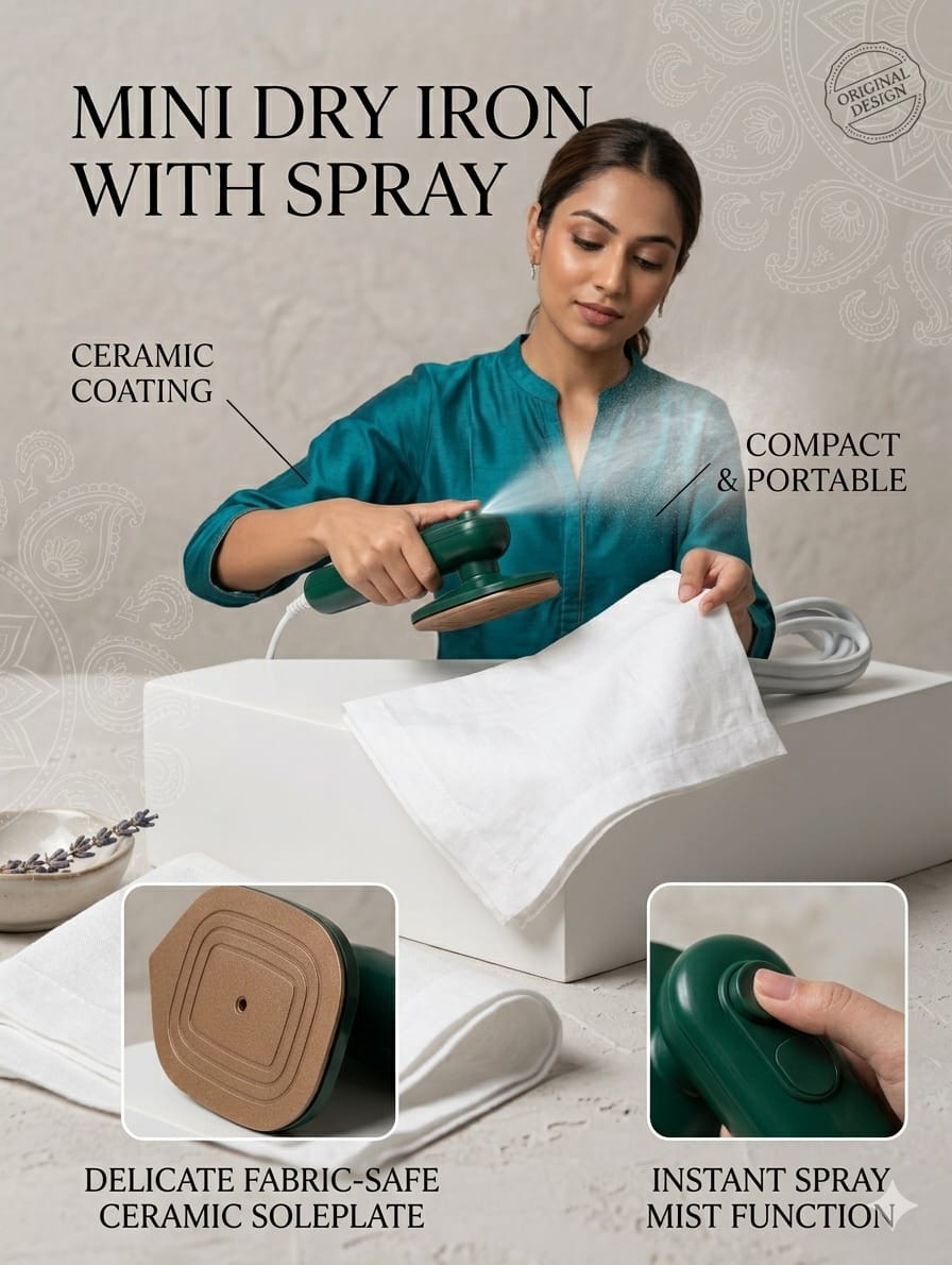 Dry Iron With Spray